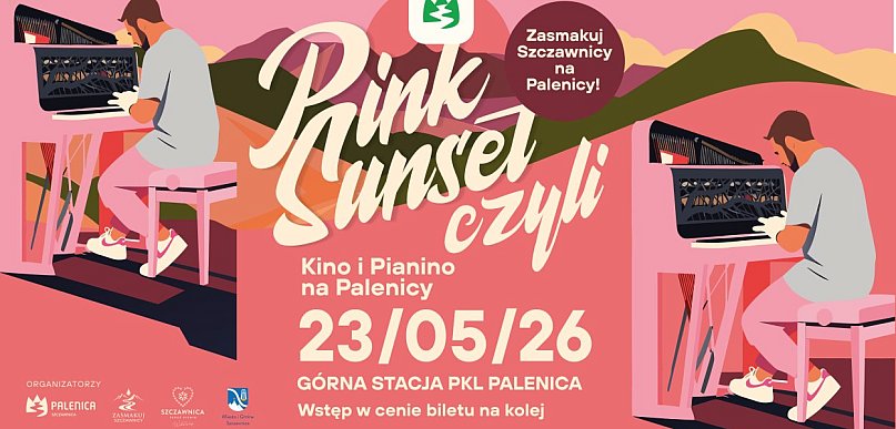 Różowy pianista na Palenicy